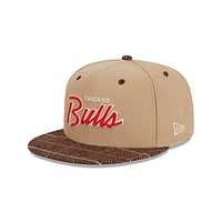 Chicago Bulls NBA Traditional Check 9FIFTY Snapback