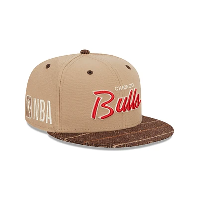 Chicago Bulls NBA Traditional Check 9FIFTY Snapback