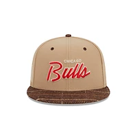 Chicago Bulls NBA Traditional Check 9FIFTY Snapback