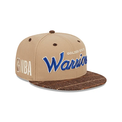 Golden State Warriors NBA Traditional Check 9FIFTY Snapback