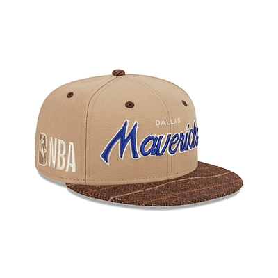 Dallas Mavericks NBA Traditional Check 9FIFTY Snapback