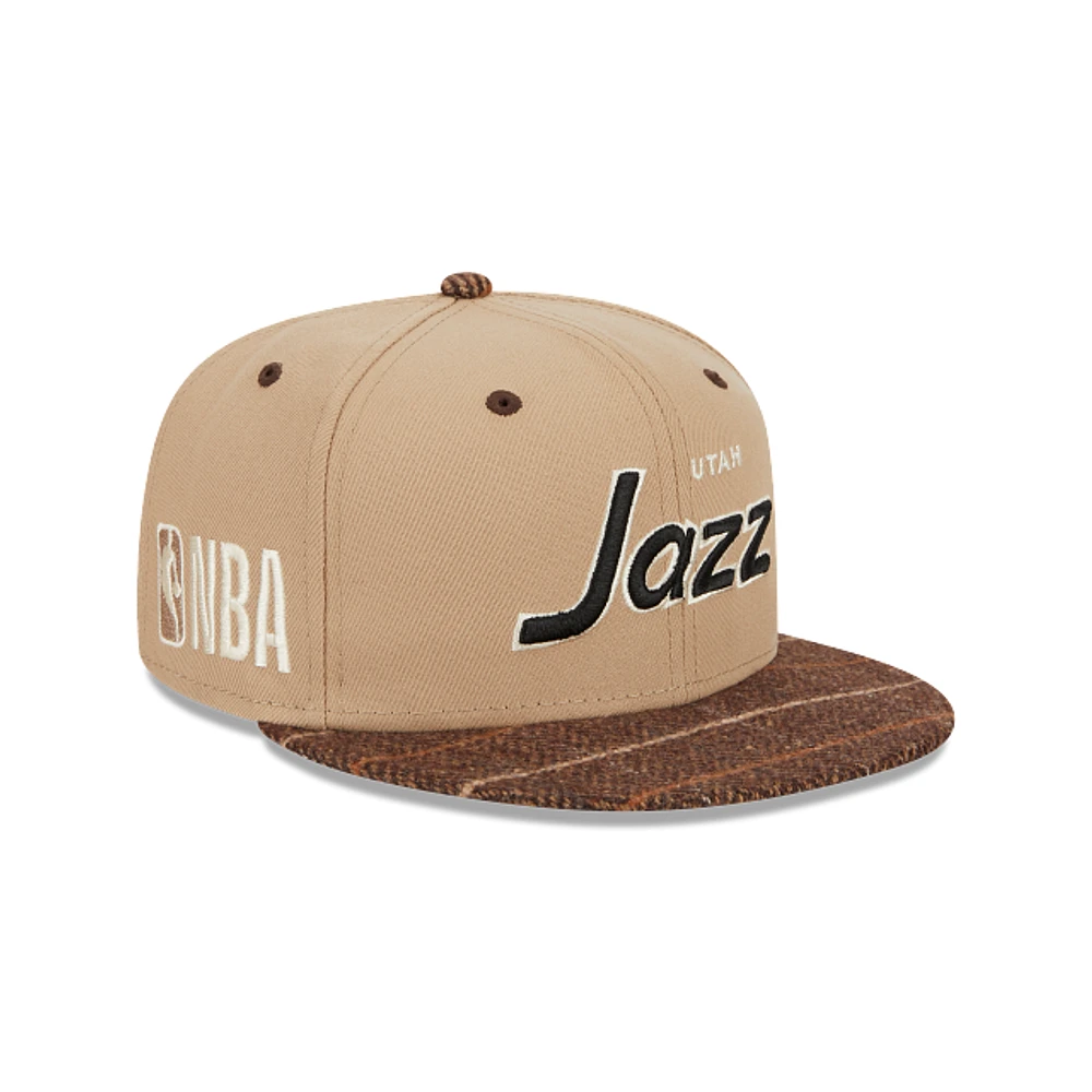 Utah Jazz NBA Traditional Check 9FIFTY Snapback