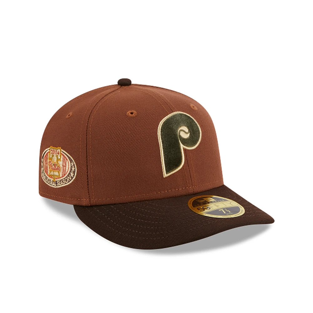 Philadelphia Phillies MLB Velvet Fill 59FIFTY LP Cerrada