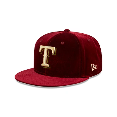 Texas Rangers MLB Vintage Velvet 59FIFTY Cerrada