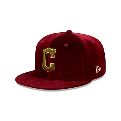 Cleveland Guardians MLB Vintage Velvet 59FIFTY Cerrada