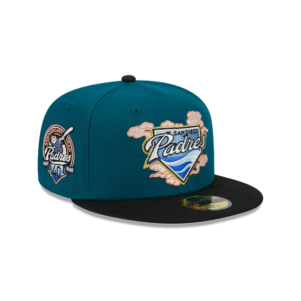 San Diego Padres MLB Cloud Spiral 59FIFTY Cerrada