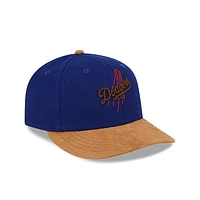 Los Angeles Dodgers MLB Suede Visor 59FIFTY LP Cerrada