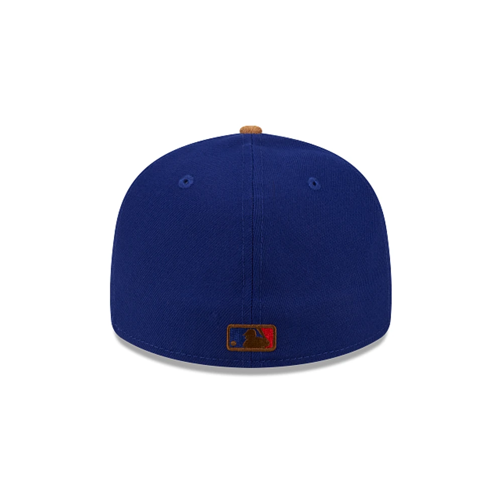 Los Angeles Dodgers MLB Suede Visor 59FIFTY LP Cerrada