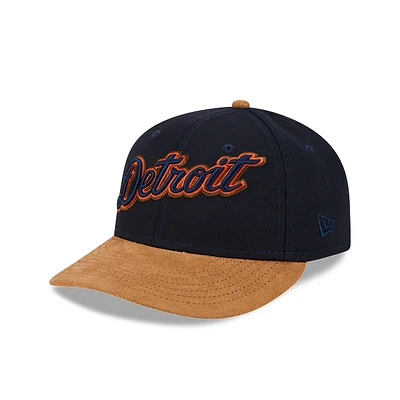 Detroit Tigers MLB Suede Visor 59FIFTY LP Cerrada