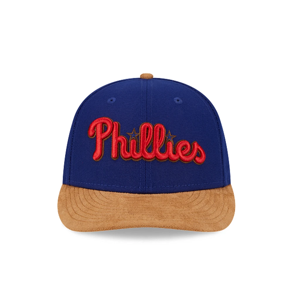 Philadelphia Phillies MLB Suede Visor 59FIFTY LP Cerrada