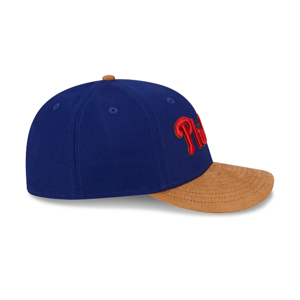 Philadelphia Phillies MLB Suede Visor 59FIFTY LP Cerrada