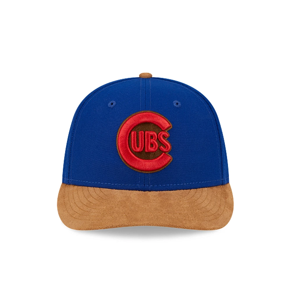 Chicago Cubs MLB Suede Visor 59FIFTY LP Cerrada