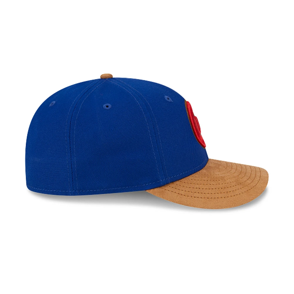 Chicago Cubs MLB Suede Visor 59FIFTY LP Cerrada