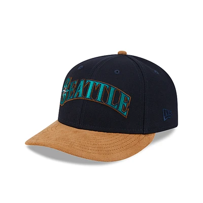 Seattle Mariners MLB Suede Visor 59FIFTY LP Cerrada