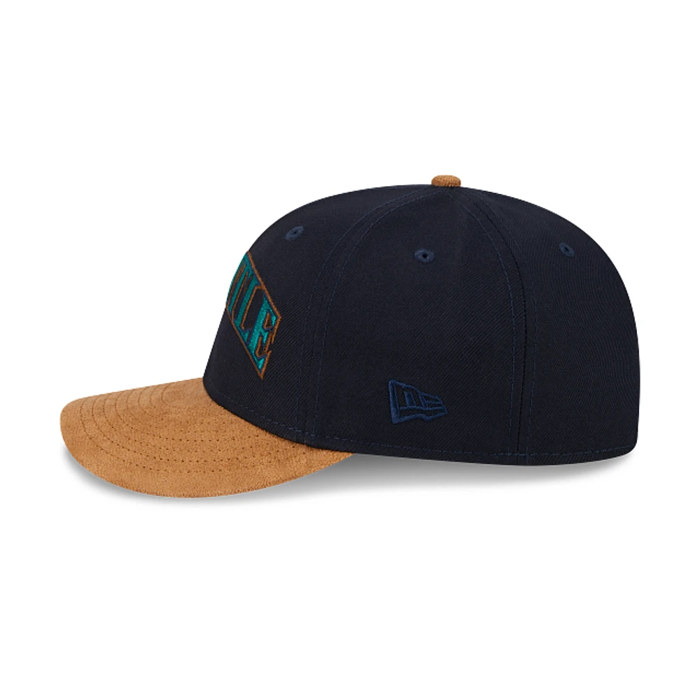 Seattle Mariners MLB Suede Visor 59FIFTY LP Cerrada