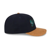 Seattle Mariners MLB Suede Visor 59FIFTY LP Cerrada