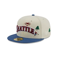 Seattle Mariners MLB Winter Chalet 59FIFTY Cerrada