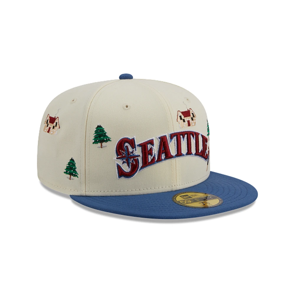 Seattle Mariners MLB Winter Chalet 59FIFTY Cerrada