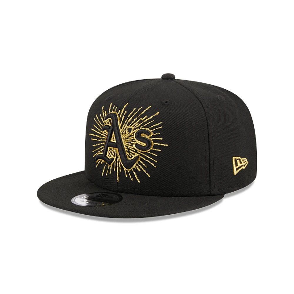 Oakland Athletics MLB Metallic Logo 9FIFTY Snapback