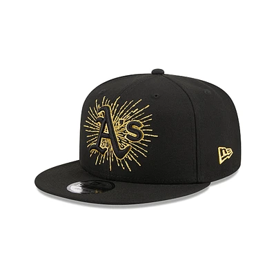 Oakland Athletics MLB Metallic Logo 9FIFTY Snapback