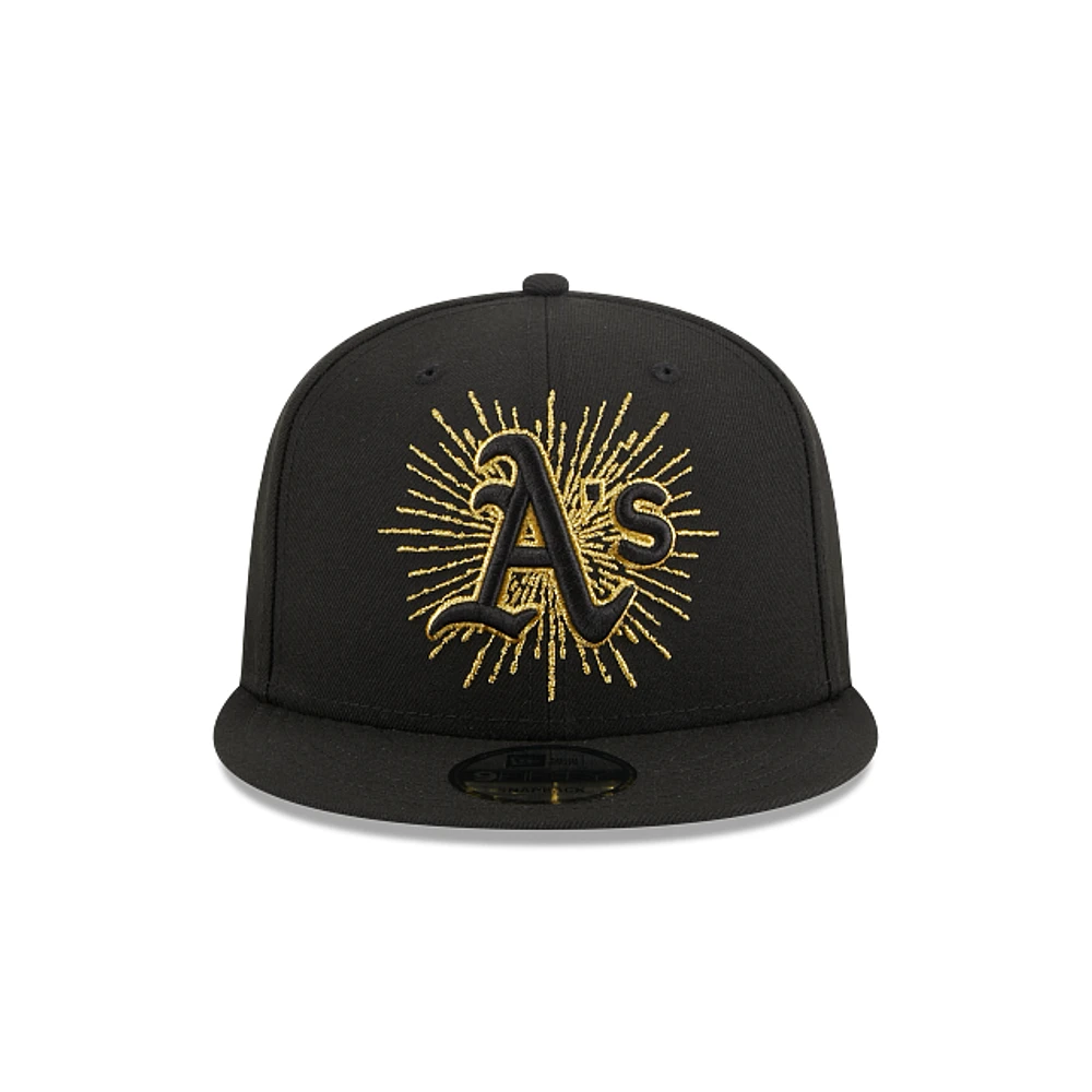 Oakland Athletics MLB Metallic Logo 9FIFTY Snapback