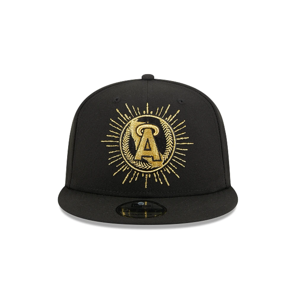 Los Angeles Angels MLB Metallic Logo 9FIFTY Snapback