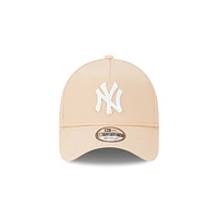 New York Yankees MLB Oatmilk 9FORTY AF Snapback