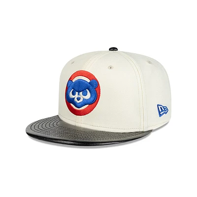 Chicago Cubs MLB Leather Visor 59FIFTY Cerrada