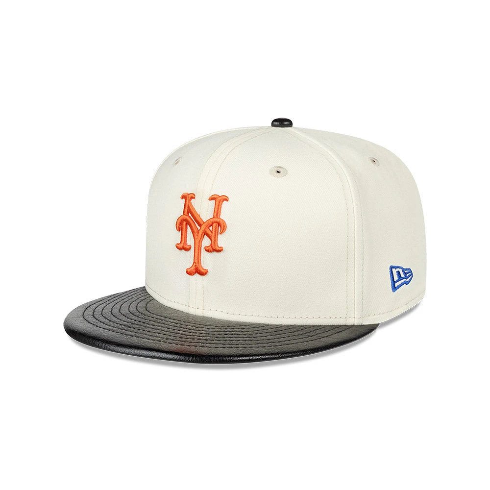 New York Mets MLB Leather Visor 59FIFTY Cerrada