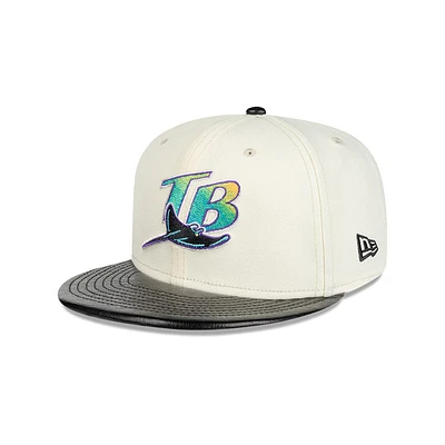 Tampa Bay Rays MLB Leather Visor 59FIFTY Cerrada