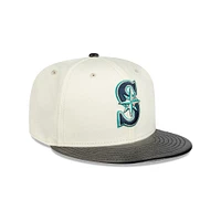 Seattle Mariners MLB Leather Visor 59FIFTY Cerrada