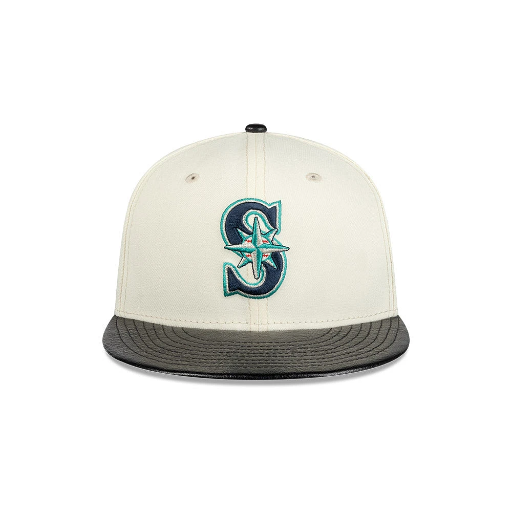 Seattle Mariners MLB Leather Visor 59FIFTY Cerrada