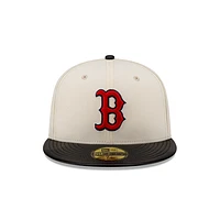 Boston Red Sox MLB Leather Visor 59FIFTY Cerrada