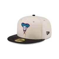 Arizona Diamondbacks MLB Leather Visor 59FIFTY Cerrada