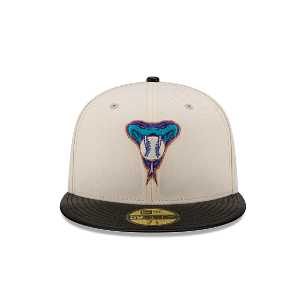 Arizona Diamondbacks MLB Leather Visor 59FIFTY Cerrada