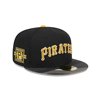 Pittsburgh Pirates MLB Metallic Camo 59FIFTY Cerrada