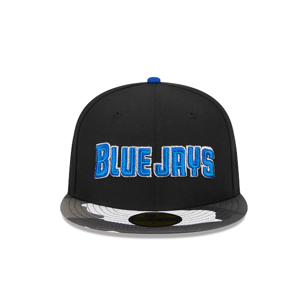 Toronto Blue Jays MLB Metallic Camo 59FIFTY Cerrada