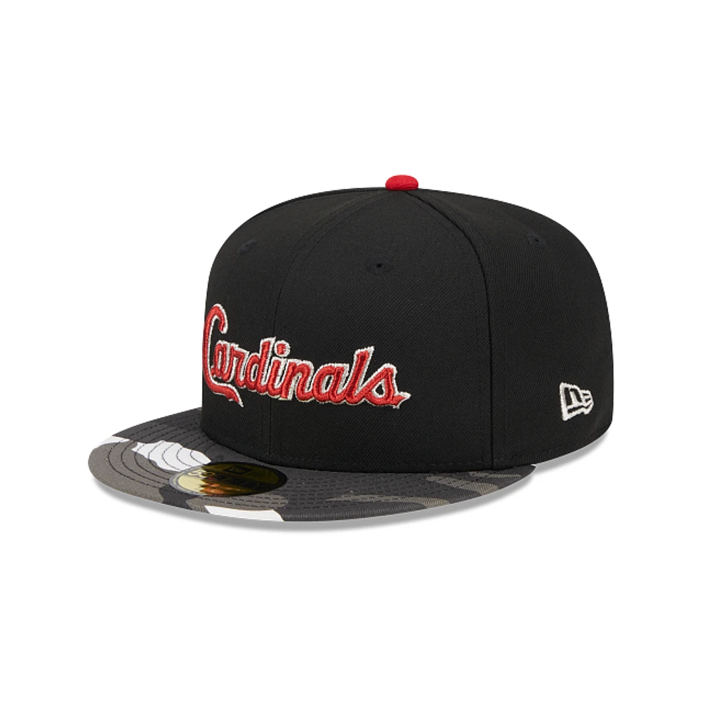 St. Louis Cardinals MLB Metallic Camo 59FIFTY Cerrada