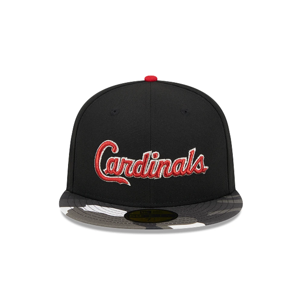 St. Louis Cardinals MLB Metallic Camo 59FIFTY Cerrada