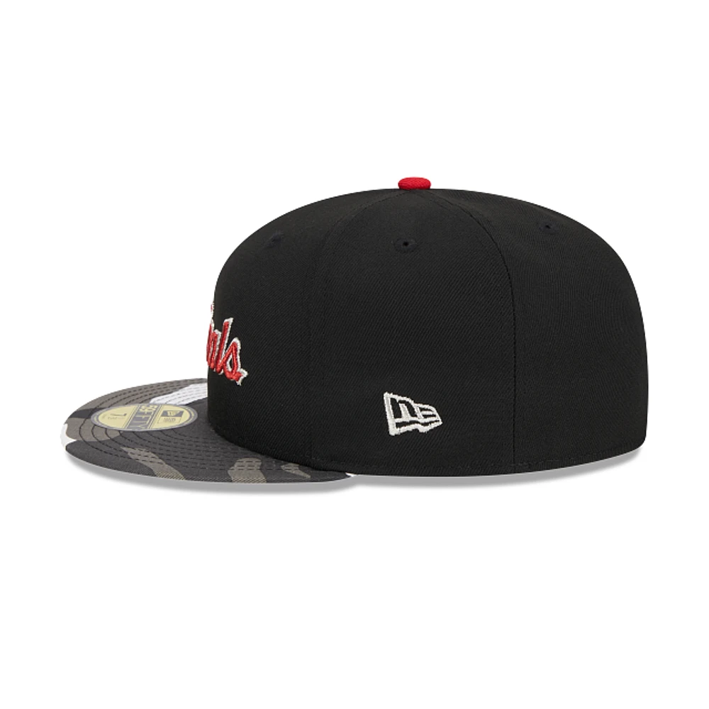 St. Louis Cardinals MLB Metallic Camo 59FIFTY Cerrada