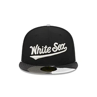 Chicago White Sox MLB Metallic Camo 59FIFTY Cerrada