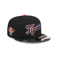 Detroit Tigers MLB Metallic Camo 59FIFTY Cerrada