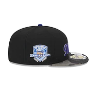 Los Angeles Dodgers MLB Metallic Camo 59FIFTY Cerrada