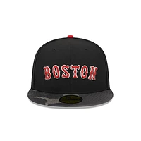Boston Red Sox MLB Metallic Camo 59FIFTY Cerrada