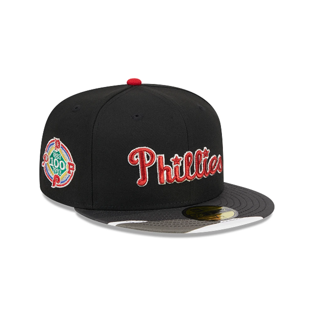 Philadelphia Phillies MLB Metallic Camo 59FIFTY Cerrada