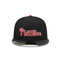 Philadelphia Phillies MLB Metallic Camo 59FIFTY Cerrada