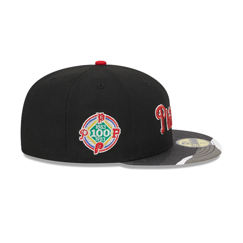 Philadelphia Phillies MLB Metallic Camo 59FIFTY Cerrada