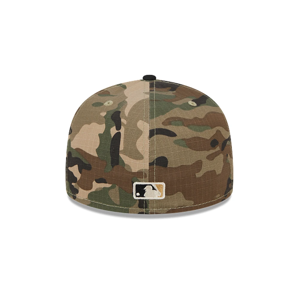 Los Angeles Dodgers MLB Camo Crown 59FIFTY Cerrada