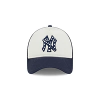 New York Yankees MLB Check Flag 9FORTY AF Snapback