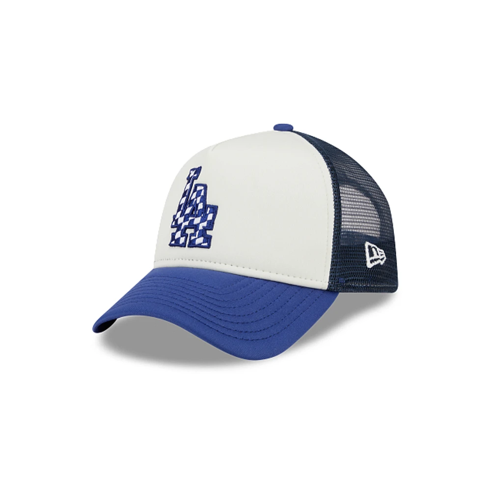 Los Angeles Dodgers MLB Check Flag 9FORTY AF Snapback